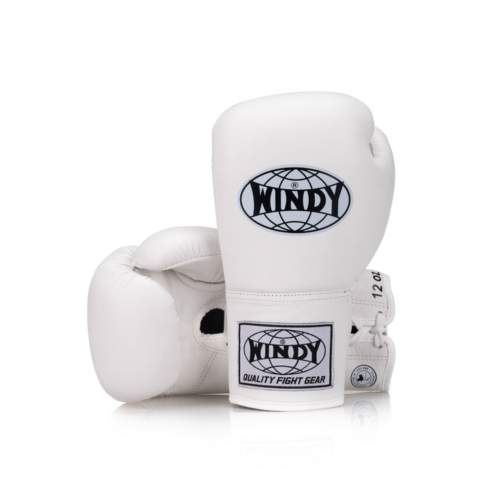 BGL Lace-Up Leather Glove - White