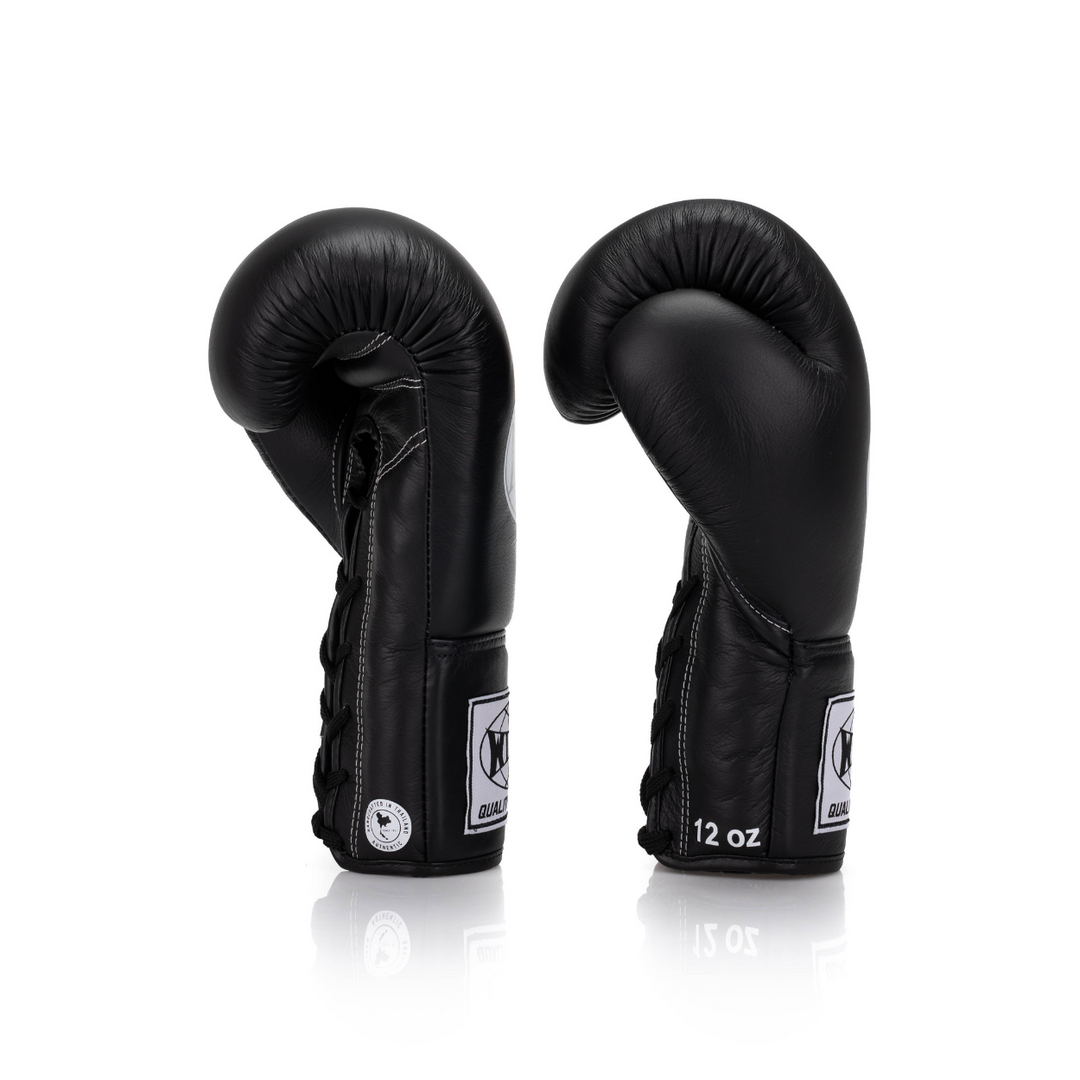 BGL Lace-Up Leather Glove - Black