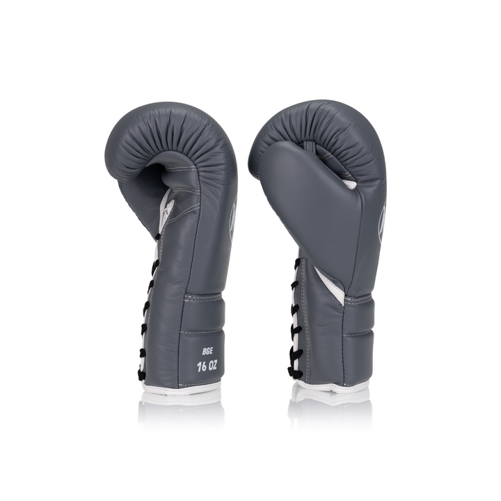 BGE Elite Lace-Up Leather Glove - Grey