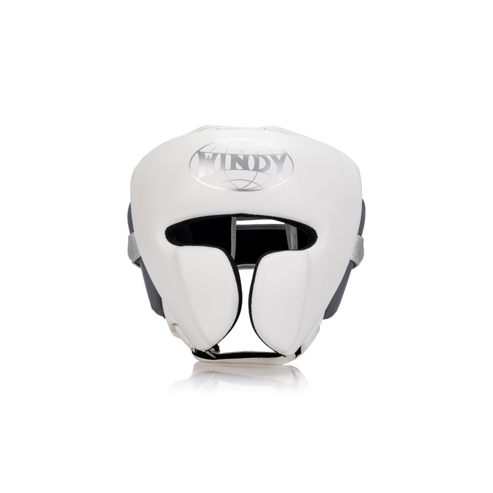 HPMX - Mexican Leather Headguard - White/Grey